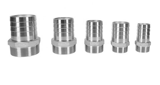 निर्बाध पुरुष थ्रेडेड सॉकेट स्टेनलेस स्टील हाइड्रोलिक नली कनेक्टर निप्पल